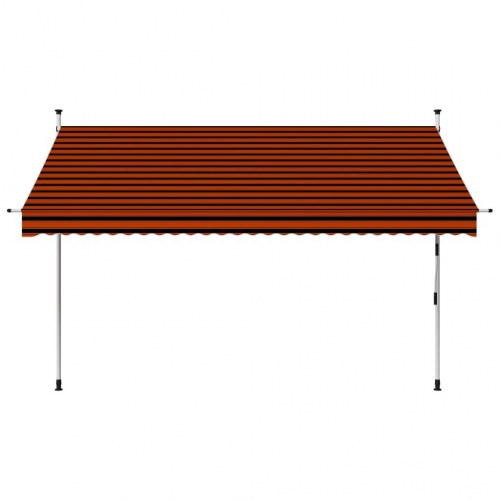 Manuel foldemarkise 300 cm - orange/brun