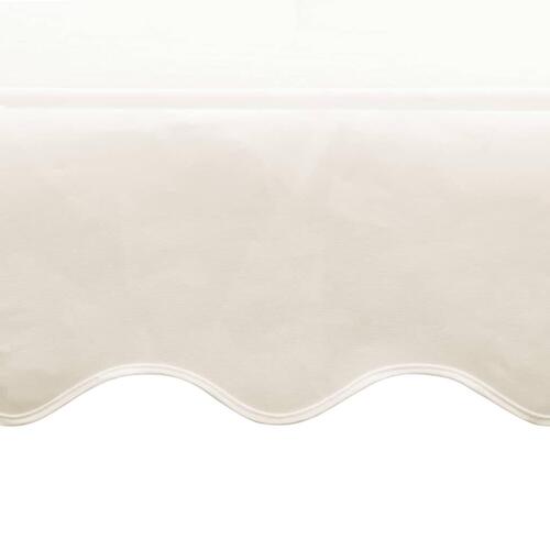 Fritstående markise 600x300 cm cremefarvet