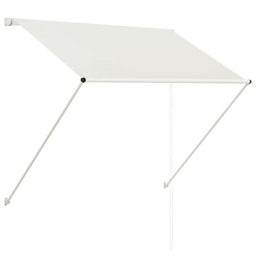 Foldemarkise 100x150 cm cremefarvet
