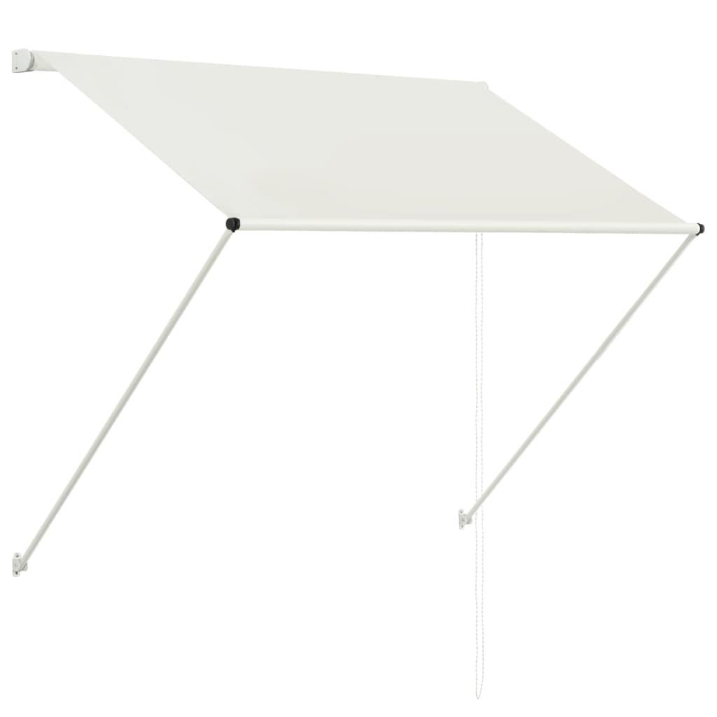 Foldemarkise 100x150 cm cremefarvet