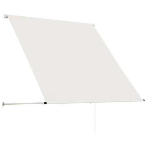 Foldemarkise 100x150 cm cremefarvet
