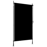 Udendørs rullegardin 120x270 cm antracitgrå