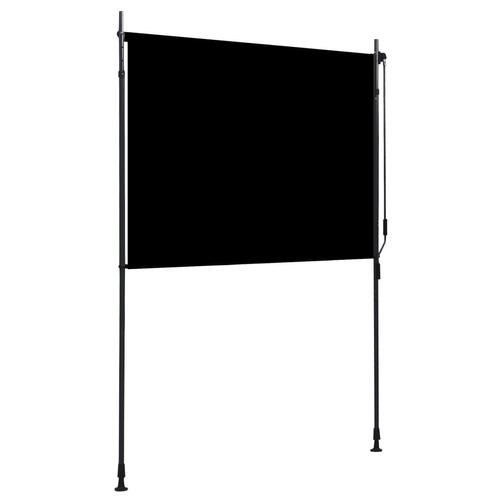 Udendørs rullegardin 150x270 cm antracitgrå