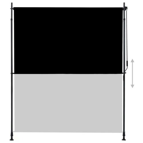 Udendørs rullegardin 200x270 cm antracitgrå