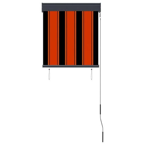 Udendørs rullegardin 60x250 cm orange og brun