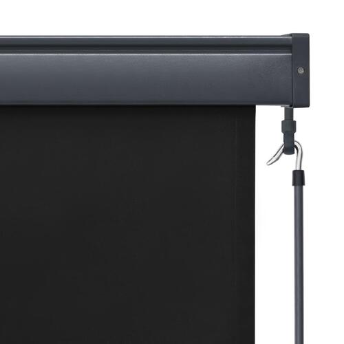 Udendørs rullegardin 80x250 cm antracitgrå