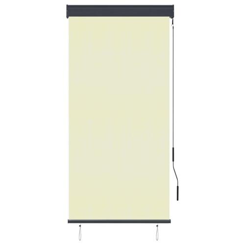 Udendørs rullegardin 80x250 cm cremefarvet