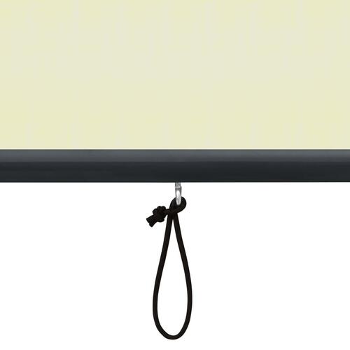 Udendørs rullegardin 80x250 cm cremefarvet