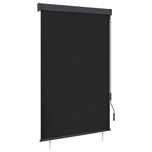 Udendørs rullegardin 120x250 cm antracitgrå