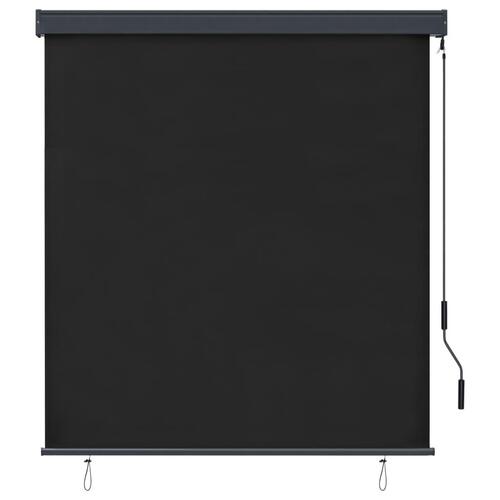 Udendørs rullegardin 140x250 cm antracitgrå