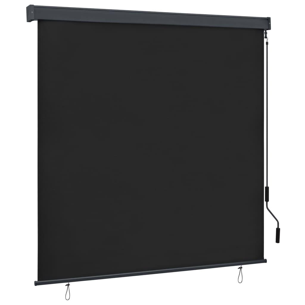 Udendørs rullegardin 160x250 cm antracitgrå