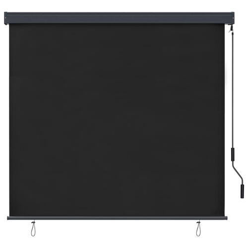 Udendørs rullegardin 160x250 cm antracitgrå