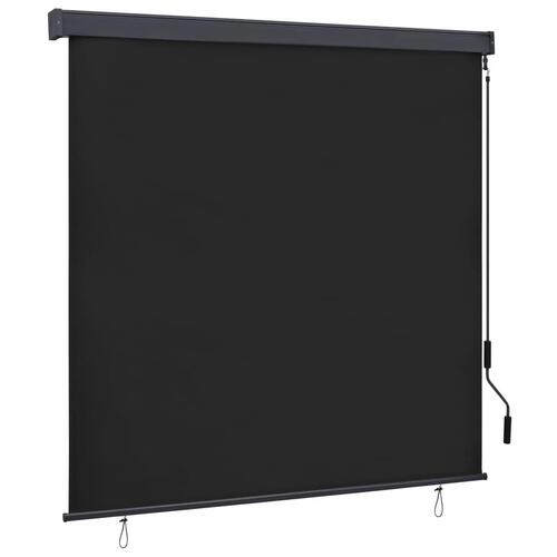 Udendørs rullegardin 170x250 cm antracitgrå
