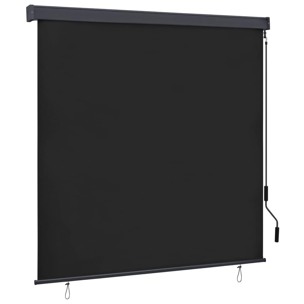 Udendørs rullegardin 170x250 cm antracitgrå