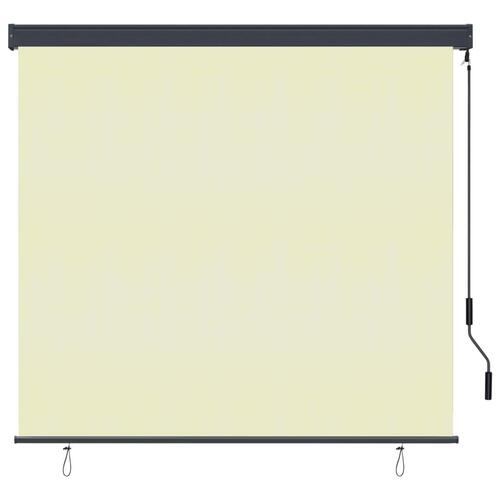 Udendørs rullegardin 170x250 cm cremefarvet