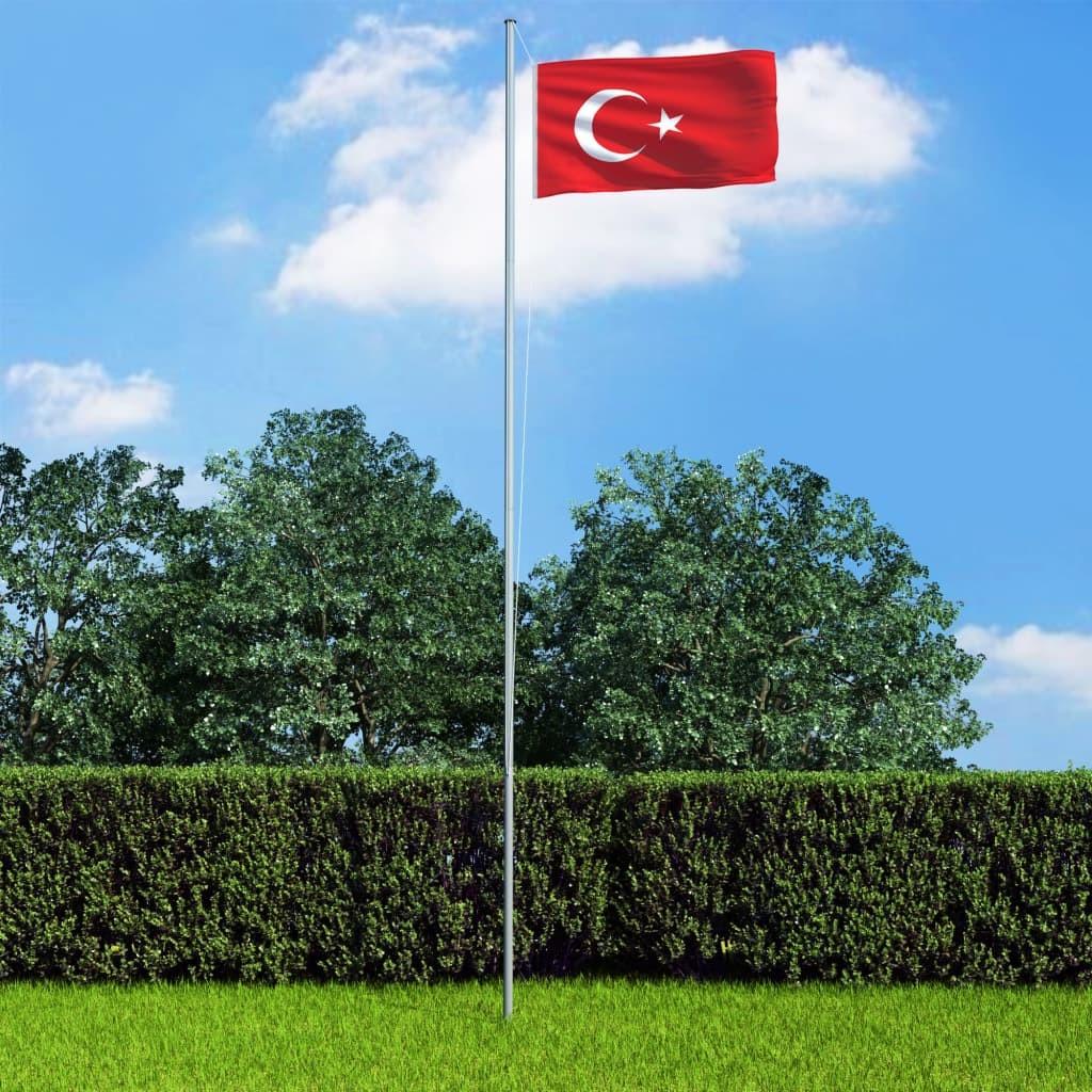 Tyrkiets flag 90x150 cm