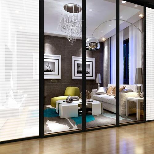 Vinduesfolie 0,9x50 m stribet PVC matteret