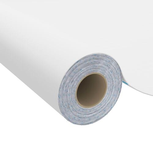 Selvklæbende folie til møbler 500x90 cm PVC hvid