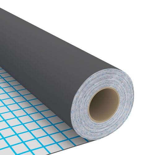 Selvklæbende folie til møbler 500x90 cm PVC grå