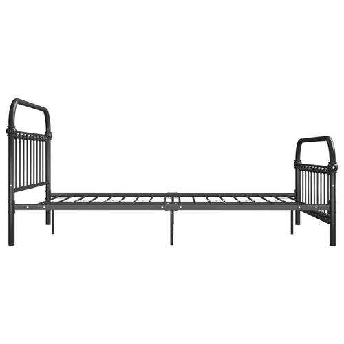 Sengestel 160x200 cm metal grå
