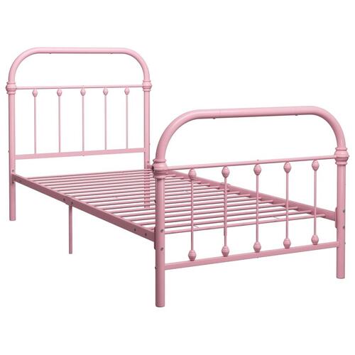 Sengestel 90x200 cm metal pink