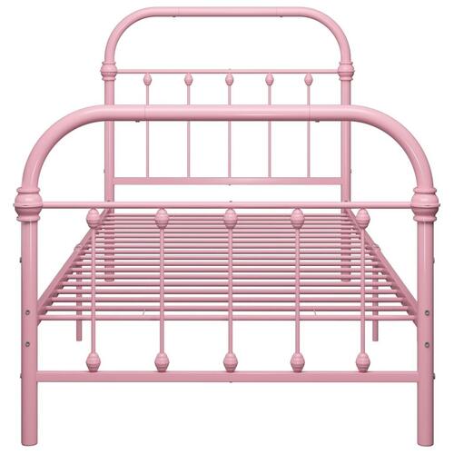 Sengestel 90x200 cm metal pink