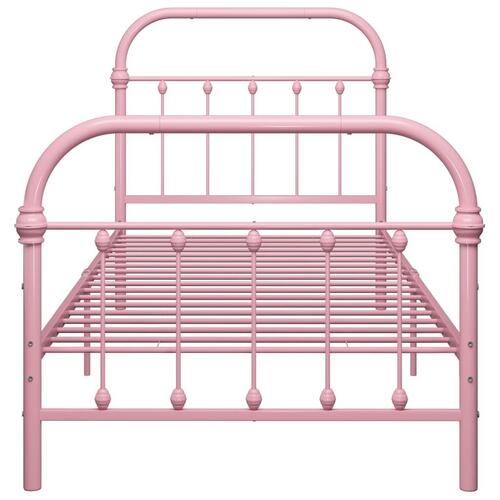 Sengestel 100x200 cm metal pink