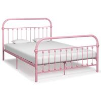Sengestel 120x200 cm metal pink