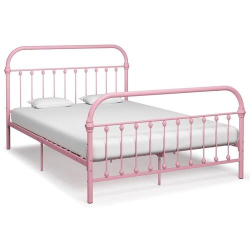 Sengestel 120x200 cm metal pink