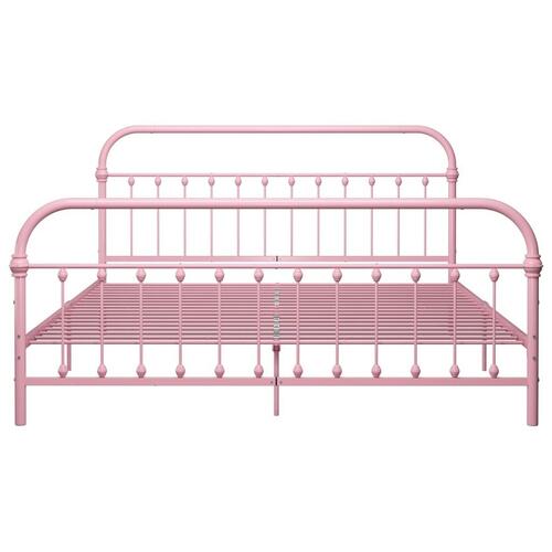 Sengestel 180x200 cm metal pink