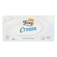 Lenços de Papel Facial Cream Foxy Følsom hud (75 uds)