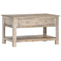 Sofabord 82x52x47 cm massivt mangotræ