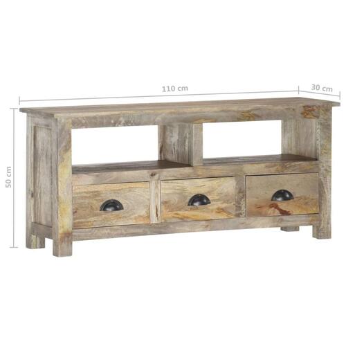 Tv-skab 110x30x50 cm ru mangotræ