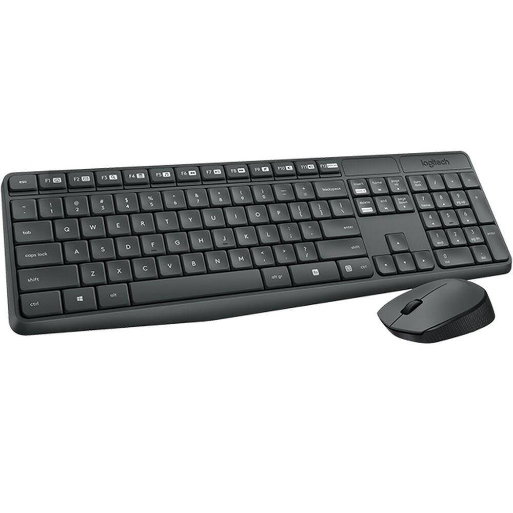 Tastatur og trådløs mus Logitech MK235
