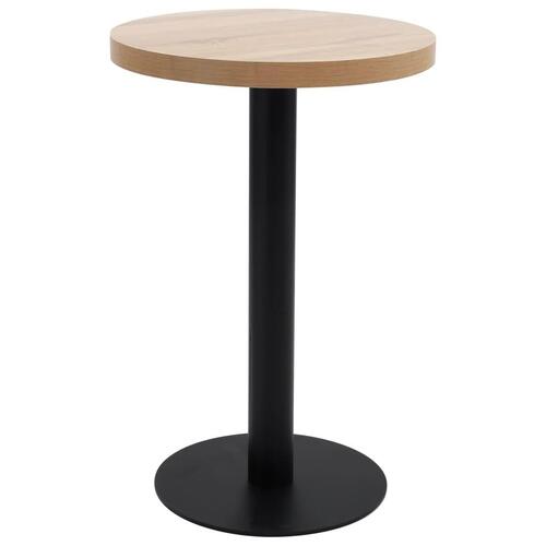 Bistrobord 50 cm MDF lysebrun