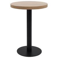 Bistrobord 60 cm MDF lysebrun