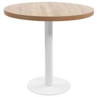 Bistrobord 80 cm MDF lysebrun