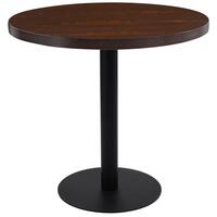Bistrobord 80 cm MDF mørkebrun