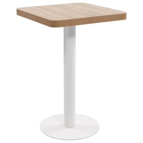 Bistrobord 50x50 cm MDF lysebrun