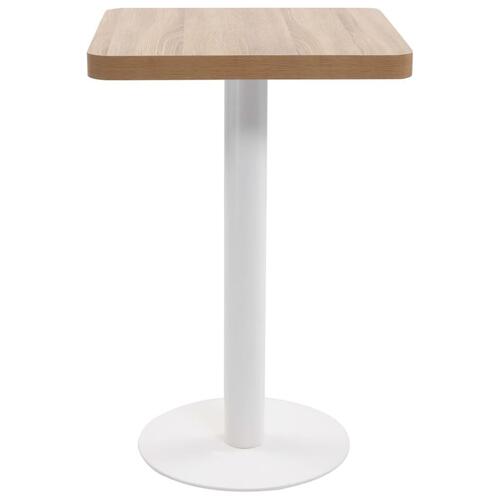 Bistrobord 50x50 cm MDF lysebrun