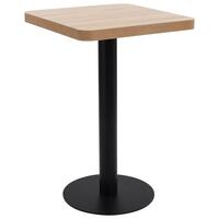 Bistrobord 50x50 cm MDF lysebrun