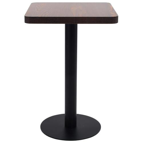 Bistrobord 50x50 cm MDF mørkebrun