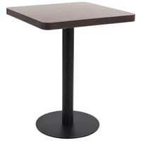 Bistrobord 60x60 cm MDF mørkebrun