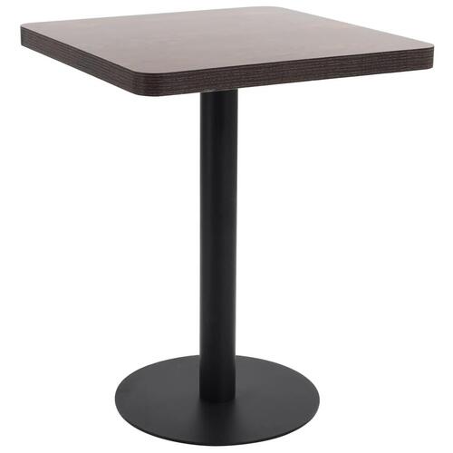 Bistrobord 60x60 cm MDF mørkebrun