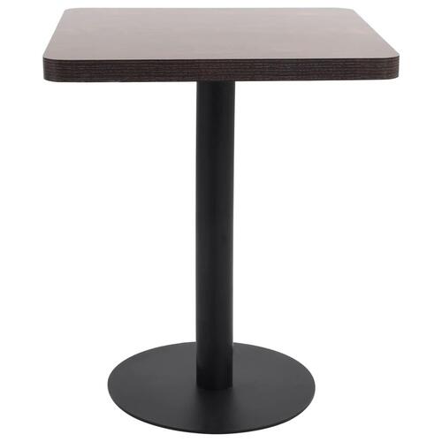 Bistrobord 60x60 cm MDF mørkebrun