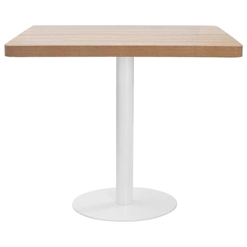 Bistrobord 80x80 cm MDF lysebrun