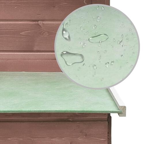 Hønsehus 170x81x110 cm massivt fyrretræ og grantræ mokka