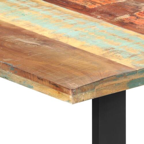 Spisebord 180x90x76 cm massivt genbrugstræ