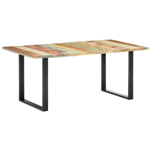 Spisebord 180x90x76 cm massivt genbrugstræ