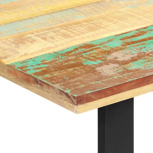 Spisebord 140x70x76 cm massivt genanvendt træ